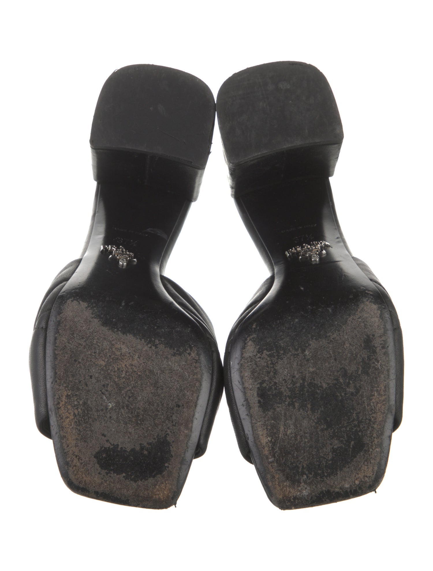 Prada Leather Slides
